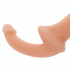 Fallo Doppio Indossabile 26 x 3 cm. in Silicone color Carne - 2