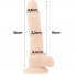 Cock Miller L - Fallo Ultra Realistico in Silicone Dual Density 18 x 3,3 cm. Color Carne - 5