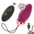 Sita - Ovetto Wireless con Perle Rotanti in Silicone 6 x 3,5 Fucsia Ricaricabile con USB - 0