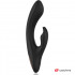 Vibratore Rabbit in Silicone con Comando Wireless 20 x 3 cm. Nero Ricaricabile - 3