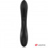 Vibratore Rabbit in Silicone con Comando Wireless 20 x 3 cm. Nero Ricaricabile - 4