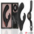Vibratore Rabbit in Silicone con Comando Wireless 20 x 3 cm. Nero Ricaricabile - 10