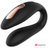 Dual Pleasure - Vibratore per Coppia in Silicone con Telecomando da Polso Wireless Ricaricabile Nero - 2