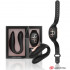 Dual Pleasure - Vibratore per Coppia in Silicone con Telecomando da Polso Wireless Ricaricabile Nero - 11