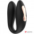 Dual Pleasure - Vibratore per Coppia in Silicone con Telecomando da Polso Wireless Ricaricabile Nero - 4