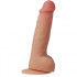 Ansel - Fallo Ultra Realistico in Silicone 15,5 x 2,9 cm. color Carne - 0