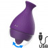 Lingua Lecca Vagina in Silicone Ricaricabile USB Viola - 0