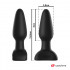 André - Cuneo Anale Vibrante con Spinta in Silicone 13,2 x 3,8 cm. Nero con Comando Wireless da Polso - 8