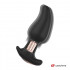 Amadeus - Cuneo Anale con Perle Rotanti e Vibrante in Silicone 14,5 x 4,2 cm. Nero con Comando Wireless da Polso - 2