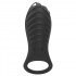 Alan - Anello Fallico Vibrante in Silicone Ricaricabile USB Nero - 3