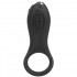 Alan - Anello Fallico Vibrante in Silicone Ricaricabile USB Nero - 4