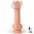 Vibratore Rotante Realistico R9 19 x 4 cm Ricaricabile con USB - 0