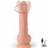 Vibratore Rotante Realistico R10 21 x 4,5 cm Ricaricabile con USB - 0