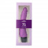Vibratore Realistico in Puro Silicone VIOLA 20 x 4 cm - 2