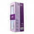 Vibratore Realistico in Puro Silicone VIOLA 20 x 4 cm - 3
