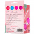 Kit di 4 Kegel Balls - Sfere Vaginali in Puro Silicone con Peso Variabile 3 cm. Vari Colori - 7