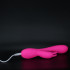 Vibratore rabbit in silicone rosa ricaricabile USB 19,9 x 3 cm. - 5