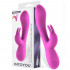 Vibratore rabbit in silicone rosa ricaricabile USB 19,9 x 3 cm. - 3