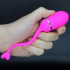 Ovetto vibrante in silicone rosa telecomandato ricaricabile con USB 5,6 x 2,8 cm. - 1