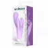 Vibratore Rabbit Triplo 19,2 x 3,5 cm. in Silicone Lilla Ricaricabile USB - 5