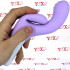 Vibratore Rabbit Triplo 19,2 x 3,5 cm. in Silicone Lilla Ricaricabile USB - 3