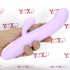 Vibratore rabbit rotante in silicone lilla ricaricabile USB 20 x 3,3 cm. - 2