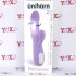 Vibratore rabbit rotante in silicone lilla ricaricabile USB 20 x 3,3 cm. - 5