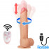 Vibratore Rotante con Spinta Realistico in Silicone 23,5 x 3,7 cm. Ricaricabile con USB - 0