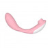 Succhia Clitoride e Vibratore Punto G 2 in 1 in Silicone Rosa - 1