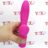 Vibratore riscaldante rabbit in puro silicone con succhia clitoride ricaricabile USB 18 x 3,5 cm. - 1