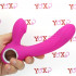 Vibratore riscaldante rabbit in puro silicone con succhia clitoride ricaricabile USB 18 x 3,5 cm. - 2