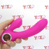 Vibratore riscaldante rabbit in puro silicone con succhia clitoride ricaricabile USB 18 x 3,5 cm. - 3