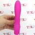 Vibratore riscaldante rabbit in puro silicone con succhia clitoride ricaricabile USB 18 x 3,5 cm. - 5