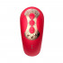 Shiva - Vibratore Punto G, Pulsazioni e Succhia Clitoride in Silicone 16,8 x 4 cm. Rosso Ricaricabile USB - 2