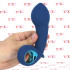 Vibratore Anale Gonfiabile in Silicone 16 x 3,5 cm. Blu - 1