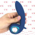 Vibratore Anale Gonfiabile in Silicone 16 x 3,5 cm. Blu - 2