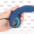 Vibratore Anale Gonfiabile in Silicone 16 x 3,5 cm. Blu - 12