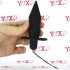 Cuneo anale vibrante in silicone nero telecomandato wireless 11 x 2,5 cm. - 2