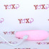 Vibratore per coppia in silicone rosa ripiegabile ricaricabile USB con telecomando wireless - 4