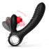Vibratore riscaldante rabbit in puro silicone con lecca clitoride ricaricabile USB 18 x 3,5 cm. - 2