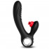Vibratore riscaldante rabbit in puro silicone con lecca clitoride ricaricabile USB 18 x 3,5 cm. - 1