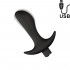 Lever - Cuneo Anale da Passeggio in Silicone 12 x 3 cm. Ricaricabile USB - 0