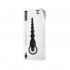 Marbe - Catena Anale Vibrante con 8 Sfere Progressive in Silicone 18 x 3,5 cm. Nero Ricaricabile USB - 1