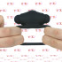 Anello Fallico Vibrante in Silicone 5 cm. con Telecomando Wireless Nero Ricaricabile USB - 5