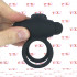 Anello Fallico Vibrante in Silicone 5 cm. con Telecomando Wireless Nero Ricaricabile USB - 3