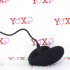 Vibratore per coppia in silicone nero ricaricabile USB con telecomando wireless - 2