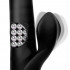 Squidy - Vibratore Rabbit in Silicone con Spinta e Perle Rotanti 24 x 3,5 cm. Ricaricabile con USB - 2
