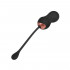 Shove - Ovetto Vibrante Wireless in Silicone Effetto Pulsante 8,5 x 3,8 cm. Nero Ricaricabile con USB - 1
