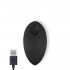 Shove - Ovetto Vibrante Wireless in Silicone Effetto Pulsante 8,5 x 3,8 cm. Nero Ricaricabile con USB - 2