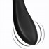 Pulsar - Vibratore e Pulsatore 2 in 1 in Silicone Posizionabile 20,5 x 4 cm. Ricaricabile USB Nero - 3